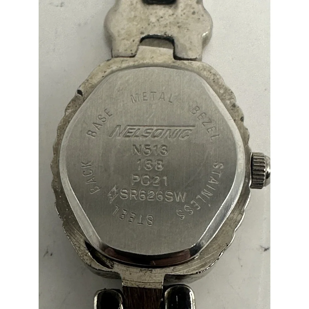 Nelsonic N513 Ladies Watch New Battery 19MM 7.25